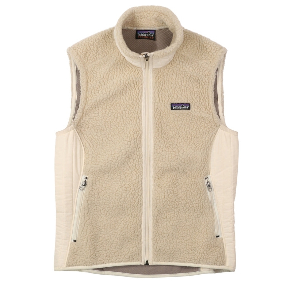 Patagonia Cream Fleece Vest